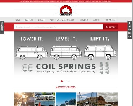 website thubmnail of GoWesty