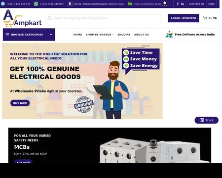 website thubmnail of Goyalcommercial