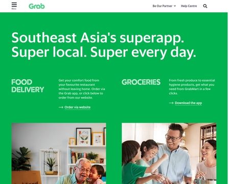 website thubmnail of Grab