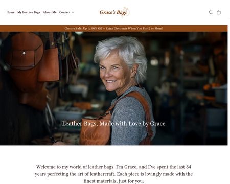 website thubmnail of Graces-bags