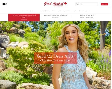 website thubmnail of Grad Central