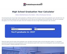 Thumbnail of Graduationyearcalculator.help