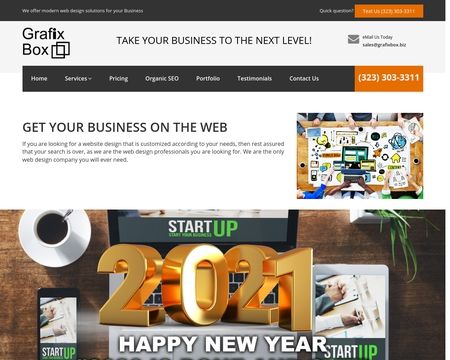 website thubmnail of Grafixbox.biz