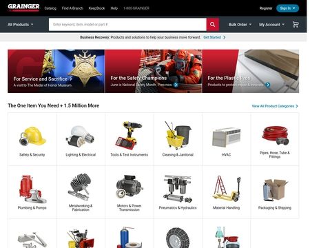 website thubmnail of WW Grainger