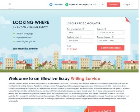 website thubmnail of Grand-Essays.com