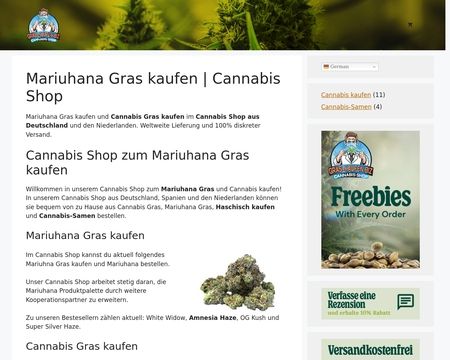 website thubmnail of Gras-kaufen.biz