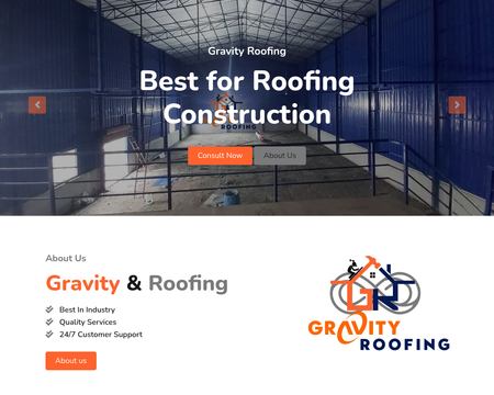 website thubmnail of Gravityroofingcontractors.in