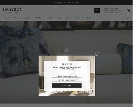 website thubmnail of Grayson Luxury