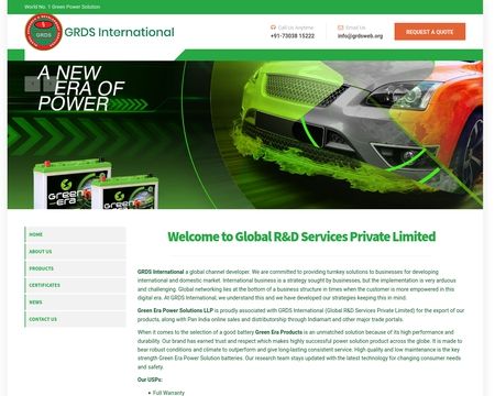website thubmnail of Global R&D Services
