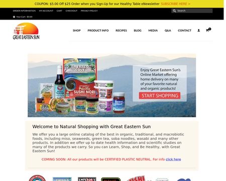 website thubmnail of Great Eastern Sun