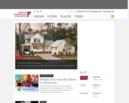 website thubmnail of Great American Country