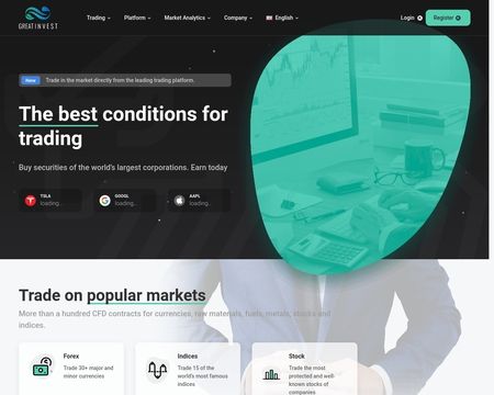 website thubmnail of Greatinvest.net
