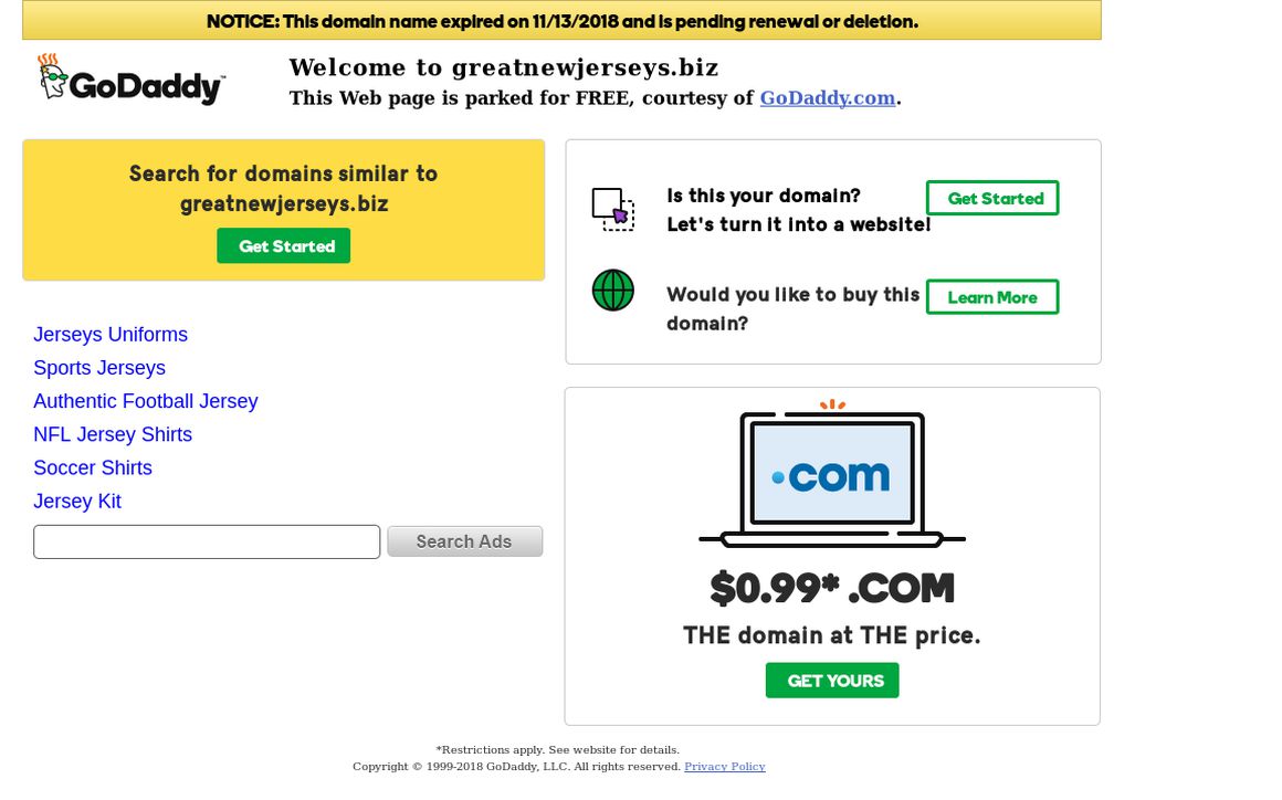 website thubmnail of Greatnewjerseys.biz