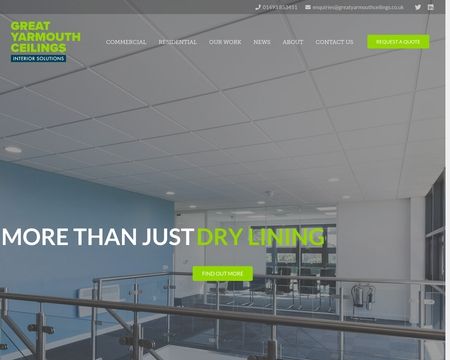 website thubmnail of Great Yarmouth Ceilings