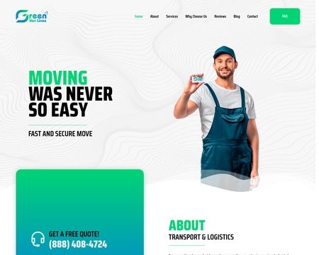 website thubmnail of Green-vanlines