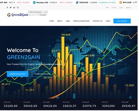 website thubmnail of Green2gain