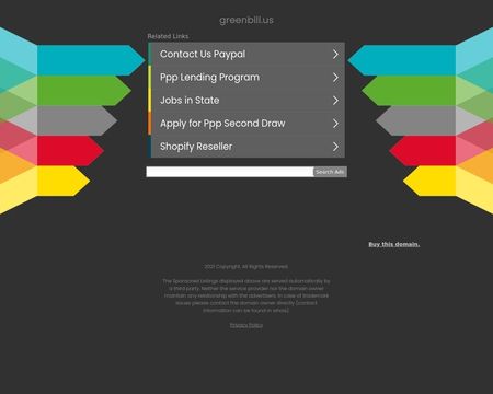 website thubmnail of Greenbill.us