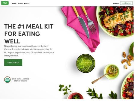 website thubmnail of Green Chef