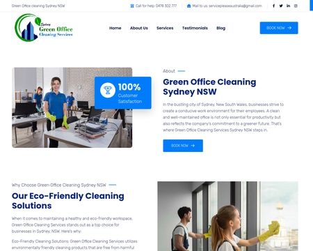 website thubmnail of Greenclean.green