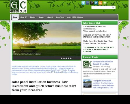 website thubmnail of Greenclubi.blogspot
