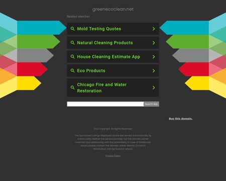 website thubmnail of Green Eco Clean.net