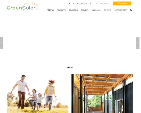 website thubmnail of Greensolartechnologies