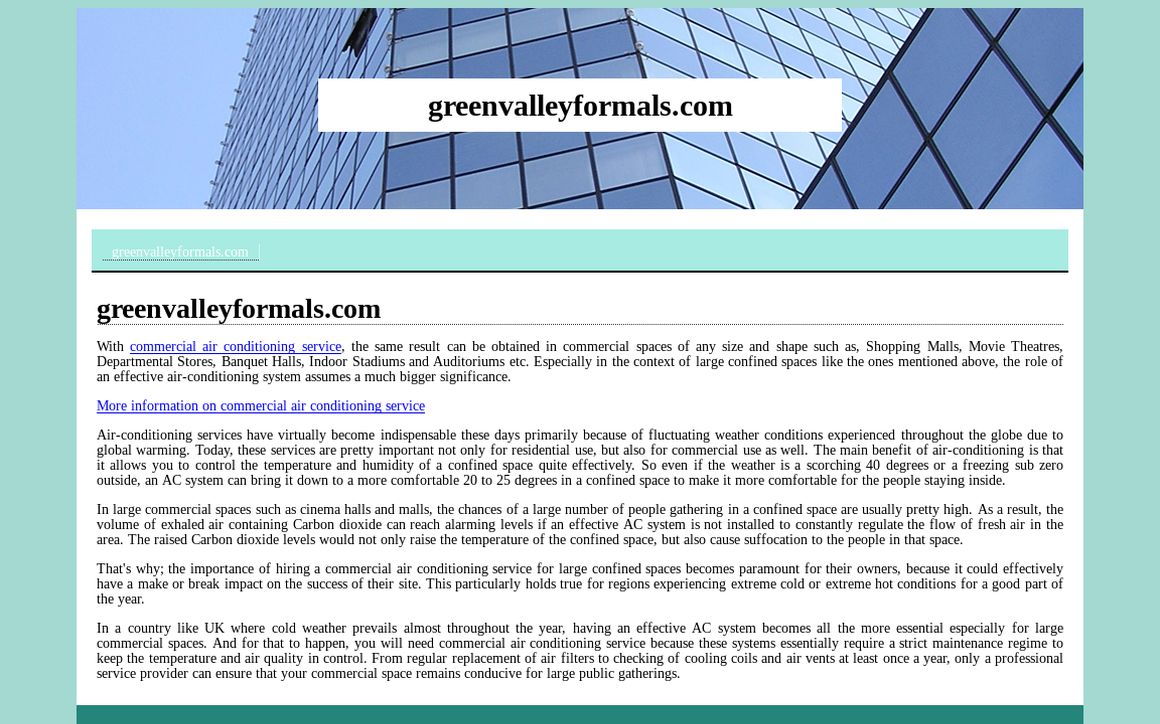 Green Valley Formals