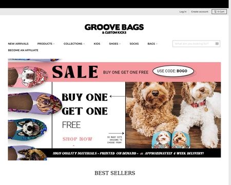 website thubmnail of Groove Bags