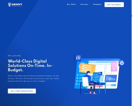 website thubmnail of Groovy Web