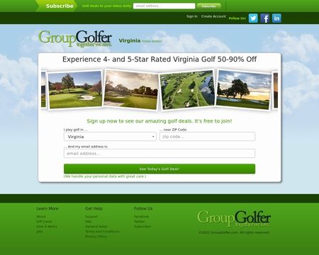 website thubmnail of GroupGolfer