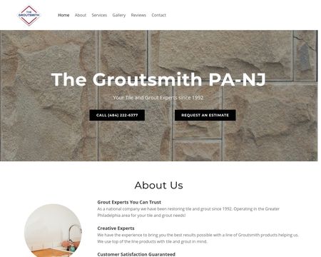 website thubmnail of Groutsmithpa-nj