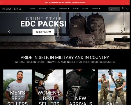 website thubmnail of GruntStyle