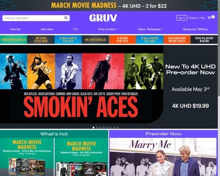 website thubmnail of GRUV