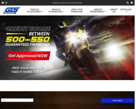 website thubmnail of G&S Suzuki