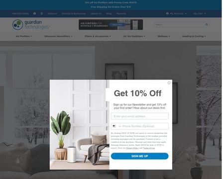 website thubmnail of Guardian Technologies