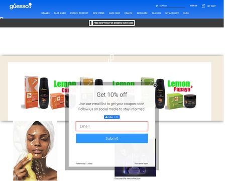 website thubmnail of Guesso