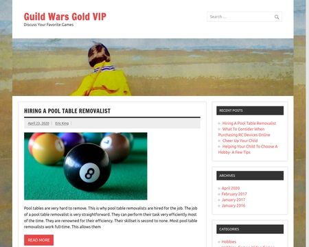 website thubmnail of Guild Wars Gold VIP
