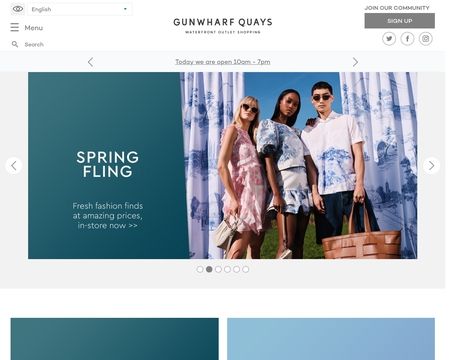 website thubmnail of Gunwharf-quays