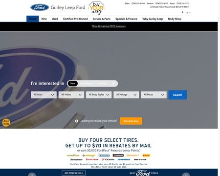 website thubmnail of Gurleyleepford.net