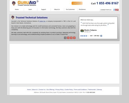 website thubmnail of Guruaid.us