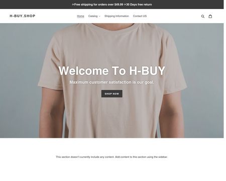 website thubmnail of H-buy.shop