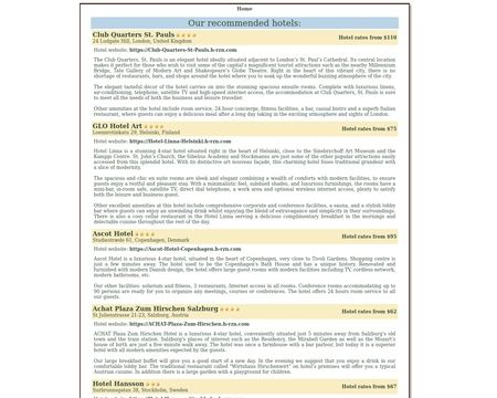 website thubmnail of Hotel-RZN