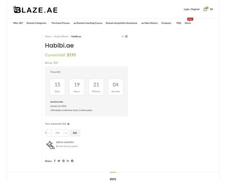 website thubmnail of Habibi.ae