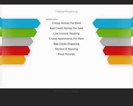 website thubmnail of Habitat4Hope.org