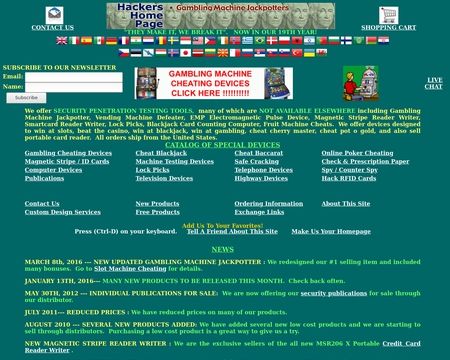 website thubmnail of Hackers Home Page