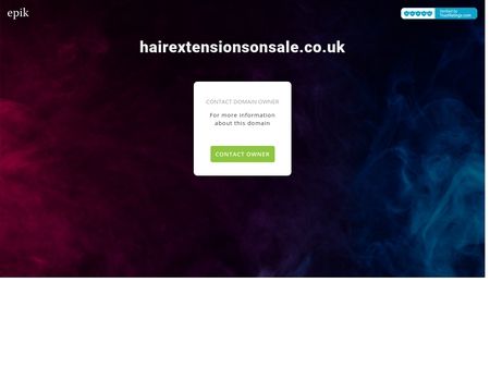 website thubmnail of Hair Extension Sale UK