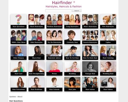 website thubmnail of Hairfinder