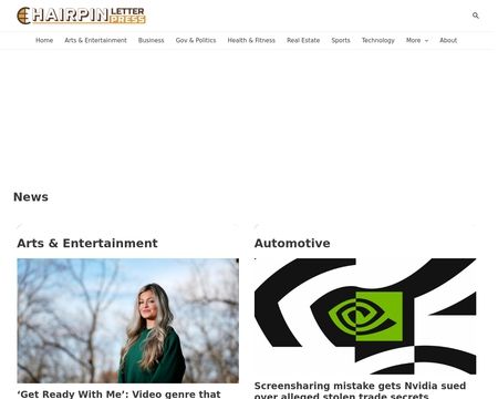 website thubmnail of Hairpinletterpress