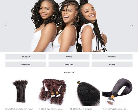 website thubmnail of Hairplusbase