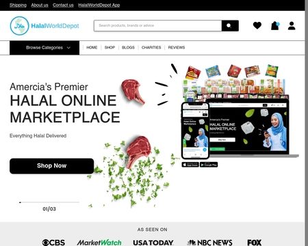 website thubmnail of HalalWorldDepot